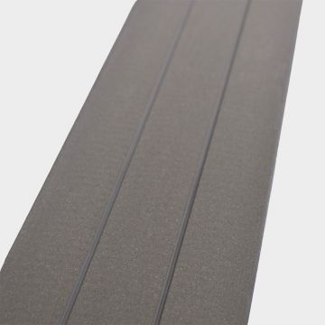 TherraWood Composite Decking Fascia Board - Stone Grey (3.6m x 140mm x 16mm)