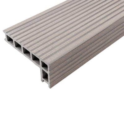 Therrawood Composite Decking TRIM 3.6m x 26mm x 140mm - Stone Grey