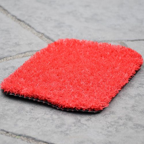 Super Red Artificial Play Grass - Grass Sample - 200 x 300